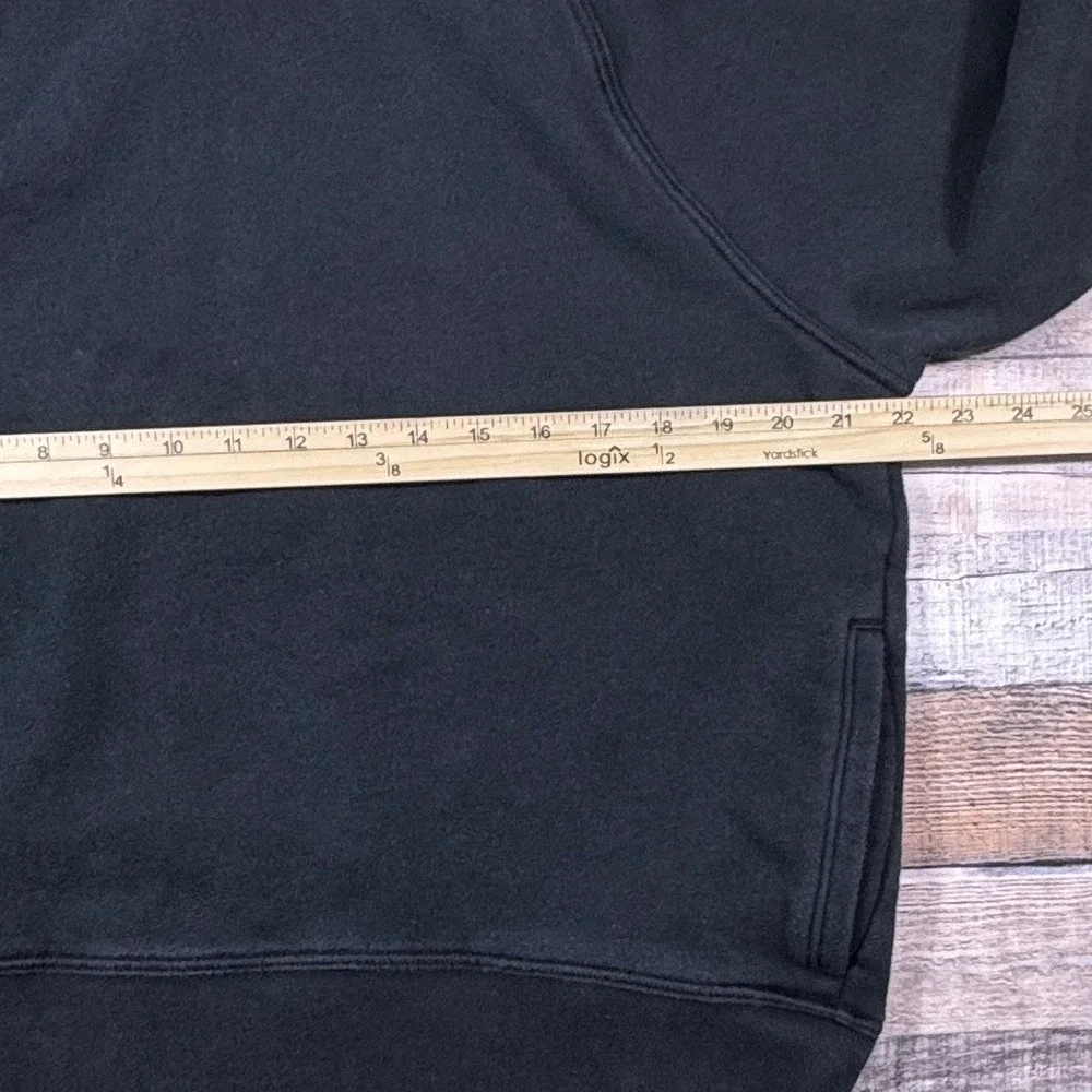 Banana Republic Clean Fleece Hoodie Sweatshirt‎ Black Mens Medium/Large